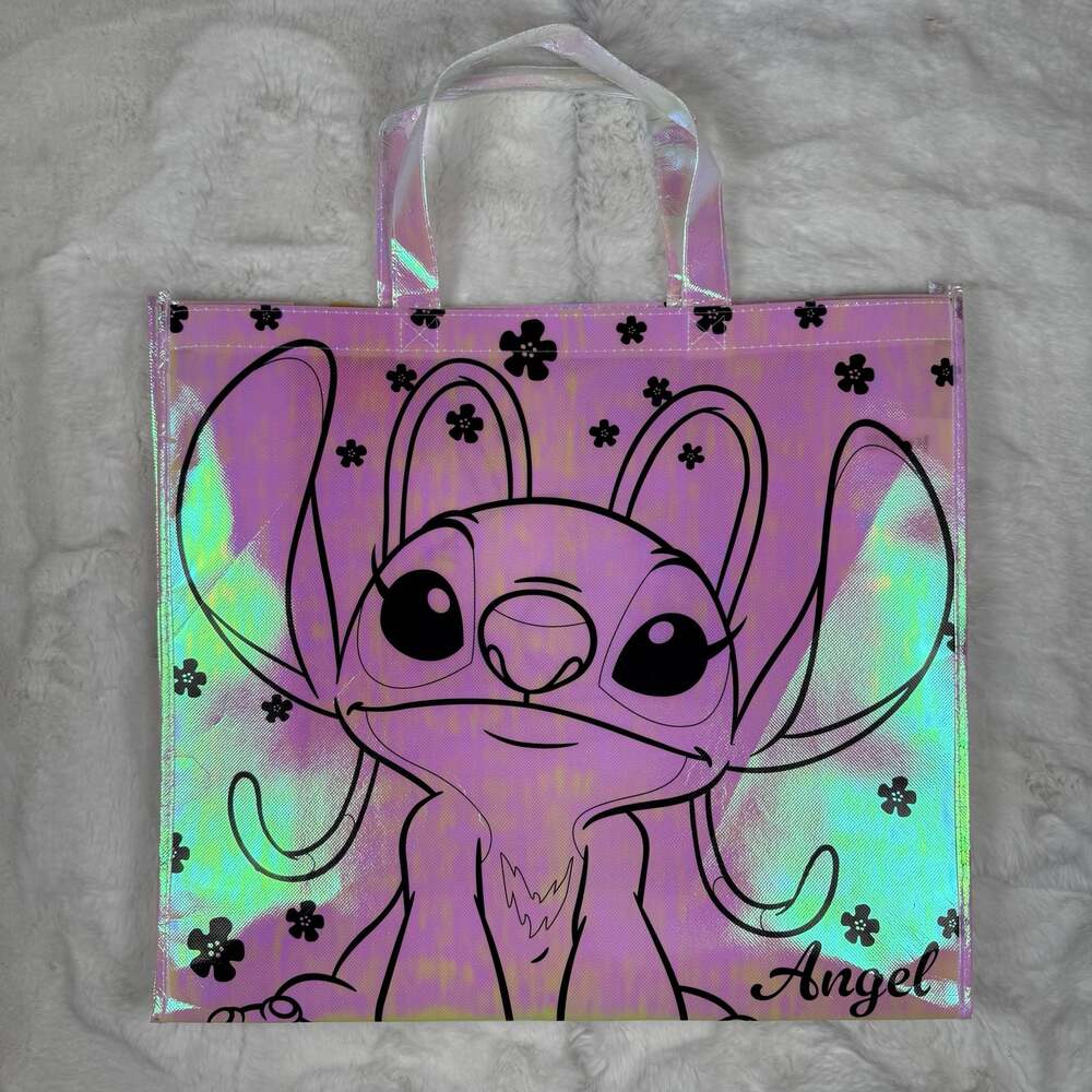 Disney Lilo & Stitch Angel Iridescent Tote Bag